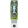 NatureHolic Nettle Boost, 5 lollies per gamberetti con ortica | Mangime su bastoncino con polvere di ortica. Per caridine e lumache, da offrire ogni tanto nell'acquario.