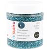 INNSPIRO Rocciaia di vetro rotondo argento blu per bambini 2,3 mm. 10/0 120 g.
