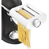 KitchenAid 3-in-1 Nudelvorsatz 5KSM3PPA, Nudelroller, Schneider, enthält Nudelwalze, Spaghettischneider und Fettuccine Cutter, Edelstahl-Aufsatz für KitchenAid Standmixer