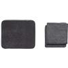 Brabantia Sink Side Tappetino Scolapiatti, Microfibra, Grigio (Dark Grey), 47 x 40 x 1 cm & Sink Side Set Panni Pulizia, Microfibra, Grigio (Dark Grey), 30 x 30 x 0.5 cm, 2 unità