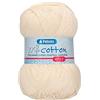 Patons Cotton 4ply Filati per Maglieria, Cotone, Crema, Taglia unica