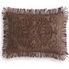 Beatrice Home Fashions Medallion - Copriletto in ciniglia King Sham, colore: Cioccolato
