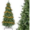 YEAUPE PRO Albero di Natale artificiale da 170 cm con 800 punte, PVC + PE | Base in metallo robusto con nastro decorativo da 9 m incluso | Per uso interno ed esterno
