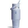 Hydro Flask - Wide Flex Straw Travel Bottle 710ml (24 oz) - A Prova di Perdite, Isolata, Compatibile con Portabicchieri - Mantiene le Bevande Fredde per 24 Ore - Tappo con Cannuccia Flex - Surf