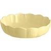 Emile Henry Stampo rotondo Madeleine - Ceramica ad alta resistenza - Cottura omogenea, colore giallo vaniglia - Made in France