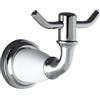 SANIBAÑO Zafiro Zaffiro Gancio Doppio H9900/09D, Ceramica Ottone, Cromo, PEQUEÑO