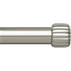 Umbra 2.5 cm Diametro Cleo Asta per tende regolabile 91-168 cm, Nichel Ompleto Di Aste Per Tende Dal Design Moderno