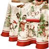 Threadmade Elrene Home Fashions, poliestere, multicolore, 70 pollici rotondo (tovaglia)