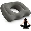 Inflatoast Cuscino gonfiabile a forma di ciambella per un comfort ottimale. Ideale per coccige, prostata, sciatica, piaghe da decubito, gravidanza post-partum, dolore post-chirurgico. (Pessimista)