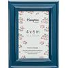 Hampton Frames | Cornice portafoto Paloma | 10x15 cm, blu acqua, legno, vetro | Stile shabby chic, uso da tavolo o parete, facile inserimento foto | Decorazione casa elegante