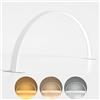Tetipa Lampada LED Nail Desk, lampada cosmetica per ciglia con telecomando, luce regolabile 3-6000 K, dimmerabile, lampada da scrivania con 3 modalità di luminosità, lampada a mezzaluna