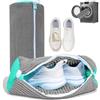 XIKTTK SwashbagBorsa per il lavaggio delle scarpe, borsa per la biancheria, 1 pezzo, grigio