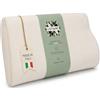 Generico LOTAMI Cuscino Cervicale Ortopedico Memory Foam - Dispositivo Medico Classe 1 - Guanciale Ergonomico Doppia Onda per Dolore a Collo e Spalle, Traspirante e Anallergico