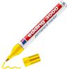 edding 3000 pennarello indelebile giallo, confezione da 1 pezzo