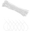 JEXOWIQ 500Pcs Corda per Appendere Etichette, fili di sicurezza trasparente, fili di sicurezza per etichette etichette prezzi cartellini prezzo, Loop Pins in Plastica Trasparente, Plastica