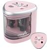 Westcott E-55043 – Temperamatite Automatico A Batteria, Blu, Con Contenitore Raccoglitore, Per Matite Fino A 8 Mm (batterie AA Non Incluse)