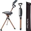 STEP2GOLD Ta-Da Chair Series 2 PRO MAX - Bastone da Trekking Rinforzato con Seduta, Sgabello Pieghevole Extra Robusto (Max 182kg), Alluminio, Ideale per Outdoor, Regolabile