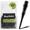 MageRabbit Serie CL08 freccette punta morbida, 1000 pezzi/sacchetto, punta in plastica filo 2BA per freccette, set di punte morbide per freccette, set di punte morbide