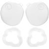Geekria VR Protection and Cleaning Set Compatible with Meta Quest 3S, Lens Protective Cover and Anti-Drop Camera Lens Protector, Dust-Proof & Anti-Scratch, All-Round Protection Suit (6PCS, White)