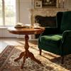 MIlani Home DUKE - tavolino in legno massello tondo cm Ø 60