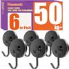 Neosmuk Swing, gancio magnetico nero, 50 kg, extra forte per armadietto, magneti al neodimio, gancio magnetico molto forte per impianto di officina, tenda posteriore, barbecue