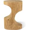 POLSPOTTEN - Sgabello Afrique - Legno naturale - Legno di Dimb - Designer MODO architettura + design