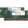 PHS-memory Kit di memoria RAM PHS-memory 8GB (2x4GB) per QNAP HS-453DX-4G DDR4 SO DIMM 2400MHz (SP281347)