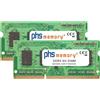 PHS-memory Kit di memoria RAM PHS-memory 8GB (2x4GB) per Western Digital My Cloud PR4100 DDR3 SO DIMM 1600MHz (SP266842)