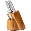 Coninx Ceppo di coltelli in legno di Coninx senza coltelli - Portacoltelli di Coninx - Ceppo di coltelli in legno di acacia scuro