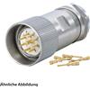 Hummel SET HUMMEL incl. contatti M23 Segnale INOX Connettore cavo Inserto a crimpare dritto Numero di poli 9 poli 1+8, pin Uscita cavo