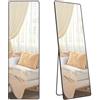 SONGMICS Specchio rettangolare NOIR, 160x50cm, nero