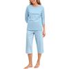 CALIDA Lovely Nights Set di Pigiama, Ortensia Blu, 40-42 Donna