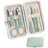 Funngy Manicure Set,7 PCS Tagliaunghie Set Professionale Set Manicure Kit Pedicure Strumenti per Manicure Tagliaunghie in Acciaio Inox Set Manicure Professionale Grooming Kit per Uomini Donne