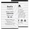 Beefix Batteria Beefix BL-4C, 1380mAh agli ioni di litio sostitutiva compatibile con Nokia Nokia 6101, 6102, 6103, 6125, 6131, 6136, 6170, 6260, 6300, 6300i