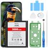 Beefix Batteria di ricambio per Samsung Galaxy A20E SM-A202F, 3000 mAh ad alta capacità per Galaxy A10E(EB-BA202ABU) con strumenti di riparazione professionali