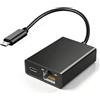 Suoxiom Adattatore Ethernet per Fire TV Stick, adattatore di rete Ethernet compatibile con 4K Fire Stick, Micro USB a RJ45 LAN Adapter
