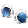 Micool Sport On-Ear Cuffie Bluetooth 5.4, auricolari aperti con cancellazione del rumore, impermeabili per fitness e corsa, 4 microfoni, lunga durata della batteria per attività all'aperto (blu marino)
