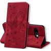 CASAFUNY Custodia per Google Pixel 10a, Cover in Pelle Protettiva Portafoglio Magnetica Flip Case Libro per Google Pixel 10a, Rosso