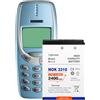 TOPGOBAT TOPGOABT - Batteria per Nokia 3310, 3330, 3410, 3510, 5510, 6650, 6800, 6810