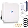 Maswell Antenna 5G 4X4 MIMO da esterno, antenna direzionale 10dBi Antenna esterna esterna per FRITZBox,5G NR Router Gateway | Banda larga 600-8000 MHz (set completo)
