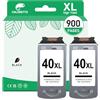 COLORETTO 40XL Cartucce d'inchiostro Sostituzione per Canon 40 XL PG-40 XL Per MX310 MX300 MP460 MP450 MP220 MP210 MP190 MP180 MP170 MP160 MP150 MP140 iP6220D iP2600 iP1800 iP1700 iP1600 iP1300 Nero