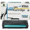 Mondo Stampa Toner Compatibile 106A W1106A con Chip per HP, Nero, 1.000 Pagine, per Stampanti Laser 107a 107w MFP 135a 135w 137fnw, 1-Pack