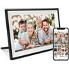 Anna Bella Cornice Digitale WiFi 10,1 Touch IPS 1280x800 HD, 32 GB | Cornice digitale elettronica con app AiMOR per inviare foto e video in tempo reale,rotazione automatica, regalo famiglia