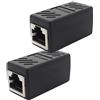 1aTTack.de Modulo Keystone RJ45 Cat 6a Jack certificato completamente schermato STP senza attrezzi Montaggio a scatto Cavo grezzo Cat 500 Mhz 10 Gbit/s compatibile con Cat5 Cat6 Cat7 Cat8 5 pezzi