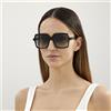 Saint Laurent Occhiali da Sole SL 174 001 Nero/Grigio Sfumato Donna 56/17/140