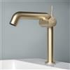 EMKE Rubinetto da bagno in oro champagne, 222 x 200 x 76 mm, ottone, cartuccia in ceramica, rubinetto per bagno, rubinetto con aeratore, rubinetto per lavabo, facile installazione