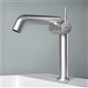EMKE Rubinetto da bagno cromato, 222 x 200 x 76 mm, in ottone, cartuccia in ceramica, rubinetto per bagno, rubinetto con aeratore, rubinetto per lavabo, rubinetto per lavabo, facile installazione