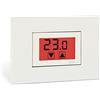 Vemer VE459400 AROS Termostato Touch Screen da Incasso e Alimentazione 230V, Bianco e Grigio Antracite.