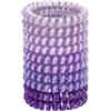 JessLab Elastici Spirale per Capelli, 10 Pezzi Senza per Tracce in Plastica per Coda di Cavallo, Accessorio per Ragazze e Donne, Colori Assortiti (#50)