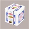 LUCGEL SRL Cialde Arrotolate Ripiene al Gusto di Nocciola e Pistacchio Box Assortito Bussini 400 grammi